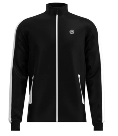 Tricouri Padel - Bluza Bidi Babdu Protected Leafs Black White