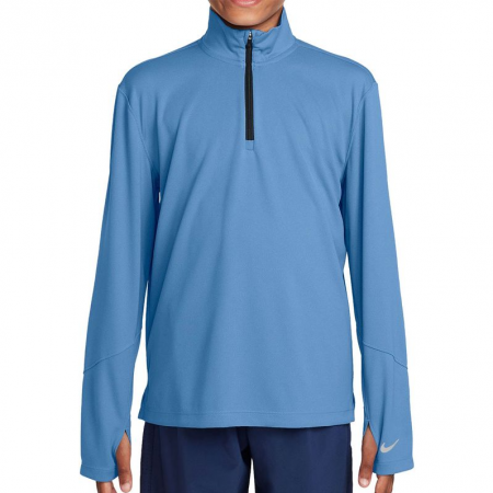 Bluze - Bluza Nike Copii DF UV 1 2 zip Blue Beyond