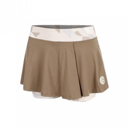Tenis de camp - Fusta Tenis Bidi Badu Femei Paris 2025 Printed Wavy Maro