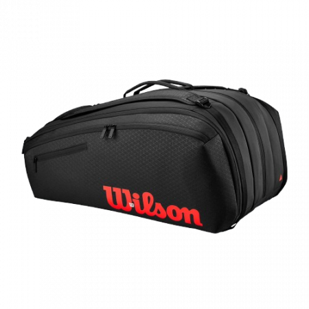 Tenis de camp - Geanta Tenis Wilson Clash V3 15PK Black/Infrared