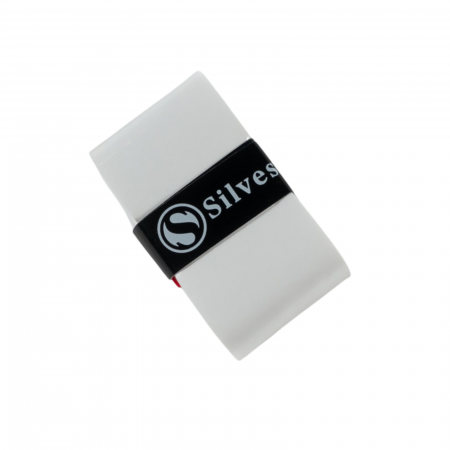 Tenis de camp - Overgrip Silvester Pro White x1