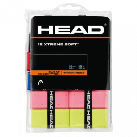 Tenis de camp - Overgrip Tenis Head Xtremesoft 12buc Mix