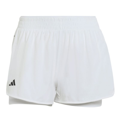 Pantaloni Padel - Pantaloni Adidas Femei Climacool 2in1 Match White