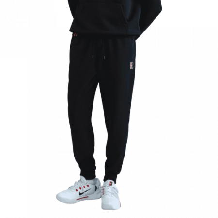 Tenis de camp - Pantaloni Tenis Nike Barbati Dri-FIT Heritage Black
