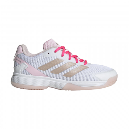 Tenis de camp - Pantofi Tenis Adidas Copii Ubersonic Off White/Silver Metallic