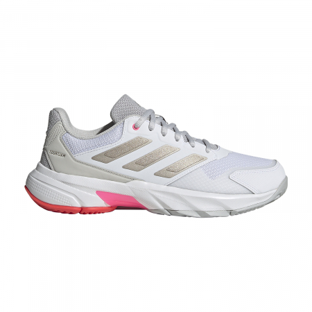 Tenis de camp - Pantofi Tenis Adidas CourtJam Control 3 White Lucid Pink
