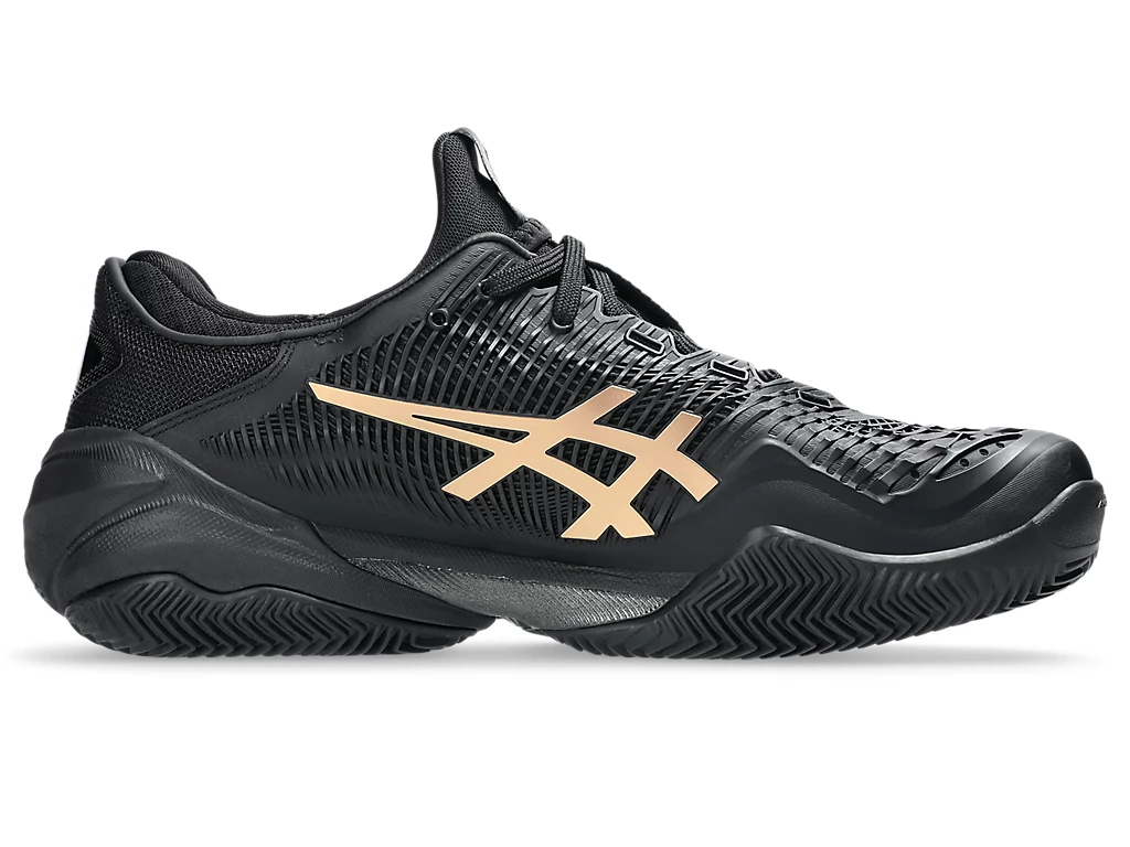 Tenis de camp - Pantofi Tenis Asics Court FF 3 Novak Clay Night Black/Prism Gold