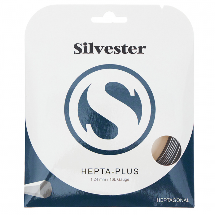 Racordaje tenis - Racordaj Silvester Hepta-Plus 1.24mm 12m Antracit
