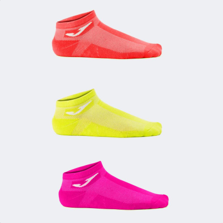 Tenis de camp - Sosete Joma INVISIBLE PINK RED YELLOW