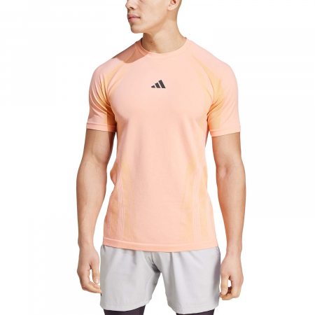 Tenis de camp - TRICOU ADIDAS M Pro Seamless AEROREADY FreeLift Pink
