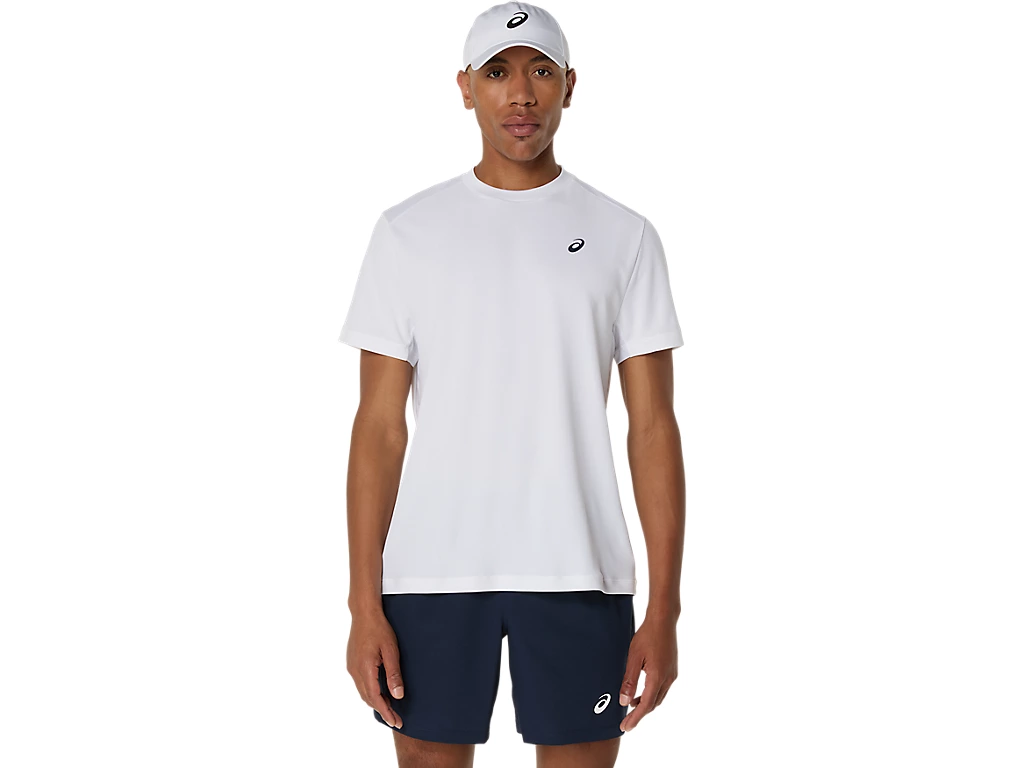 Tenis de camp - Tricou Asics Barbati Brilliant White