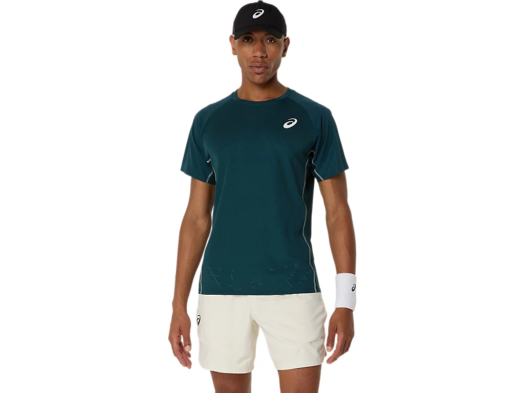 Tenis de camp - Tricou Asics Barbati Match Actibreeze Saxon Green