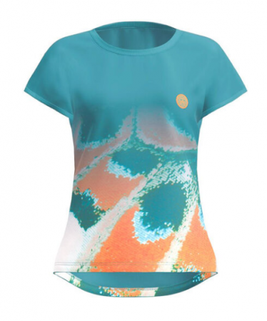 Tenis de camp - Tricou Bidi Badu Copii Melbourne 2025 Petrol/Portocaliu