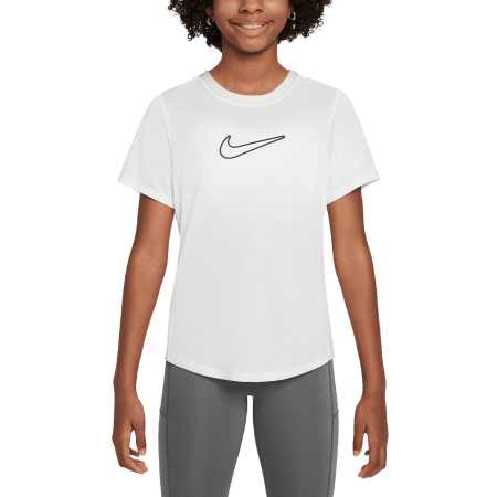 Tricouri Padel - Tricou Nike Copii Dri-FIT One White
