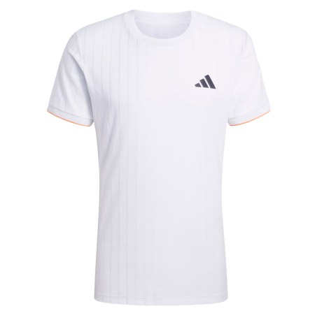 Tricouri Padel - Tricou Tenis Adidas Barbati Freelift Pro White