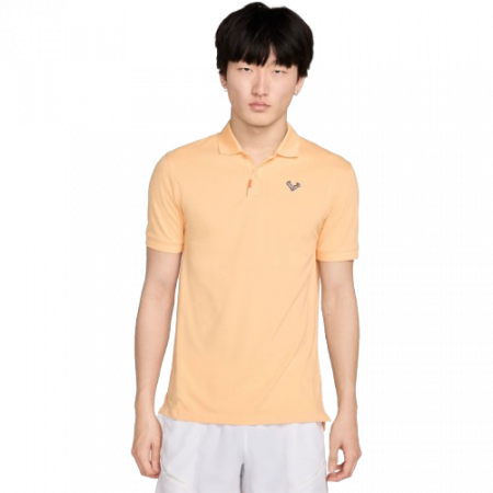 Tenis de camp - Tricou Tenis Nike Barbati Polo Df Rafa Slim Apricot Agate