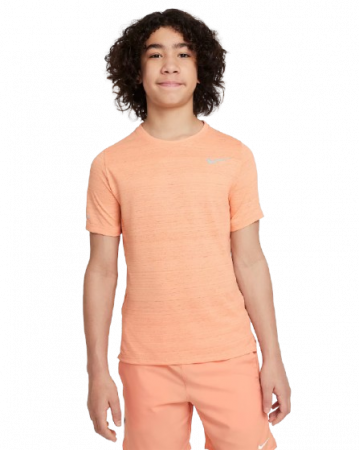 Tenis de camp - Tricou Tenis Nike Copii Dr-fit Miler Apricot Agate