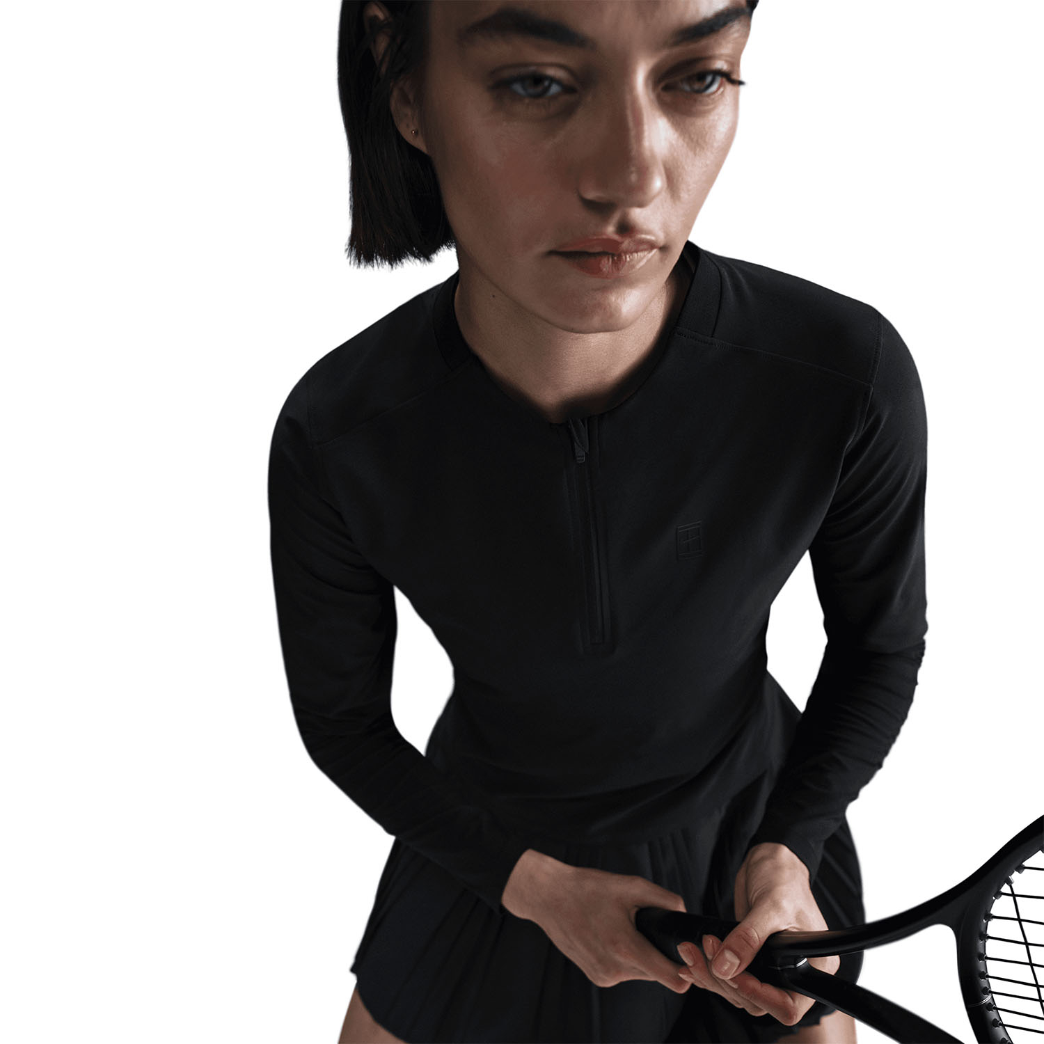 Bluza Nike Femei Court Advantage Dri-FIT Black [4]