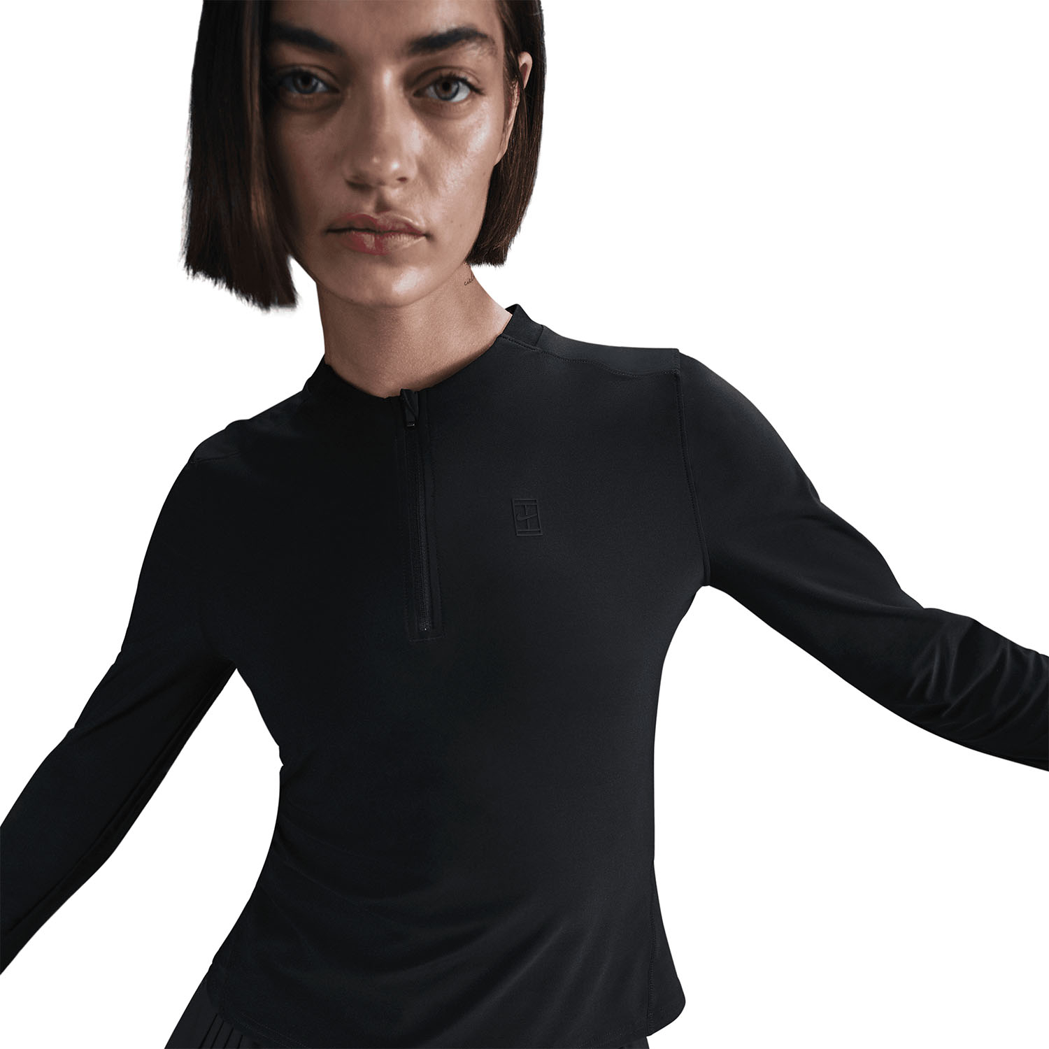 Bluza Nike Femei Court Advantage Dri-FIT Black [3]