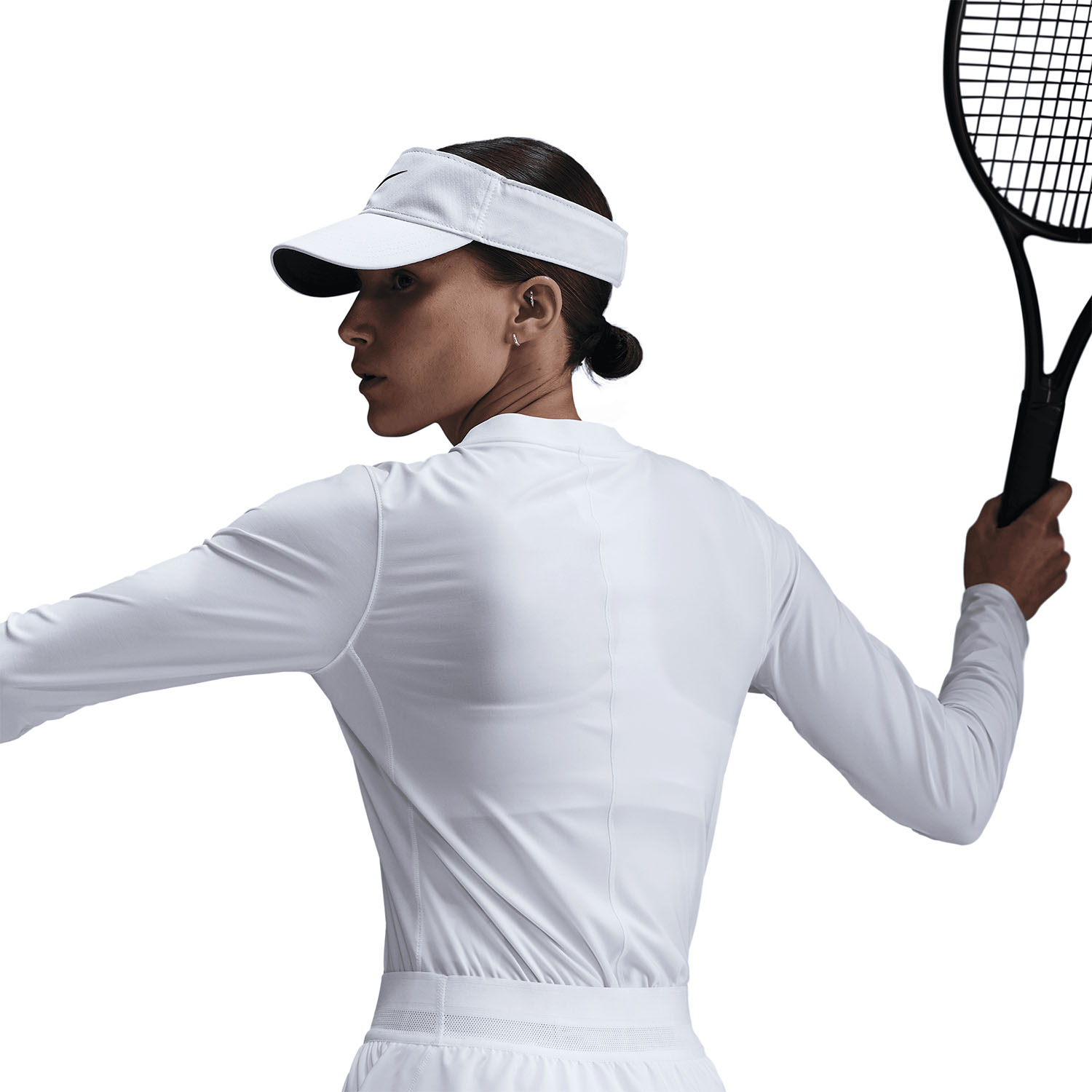 Bluza Nike Femei Court Advantage DF White [4]