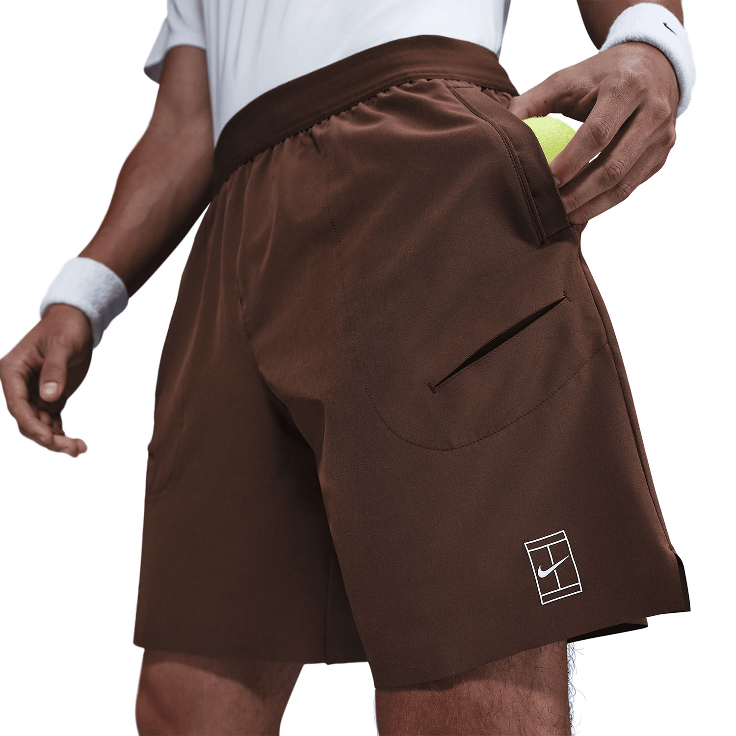 Pantaloni Tenis Nike Barbati Court Advantage 8in Cacao Wow [1]