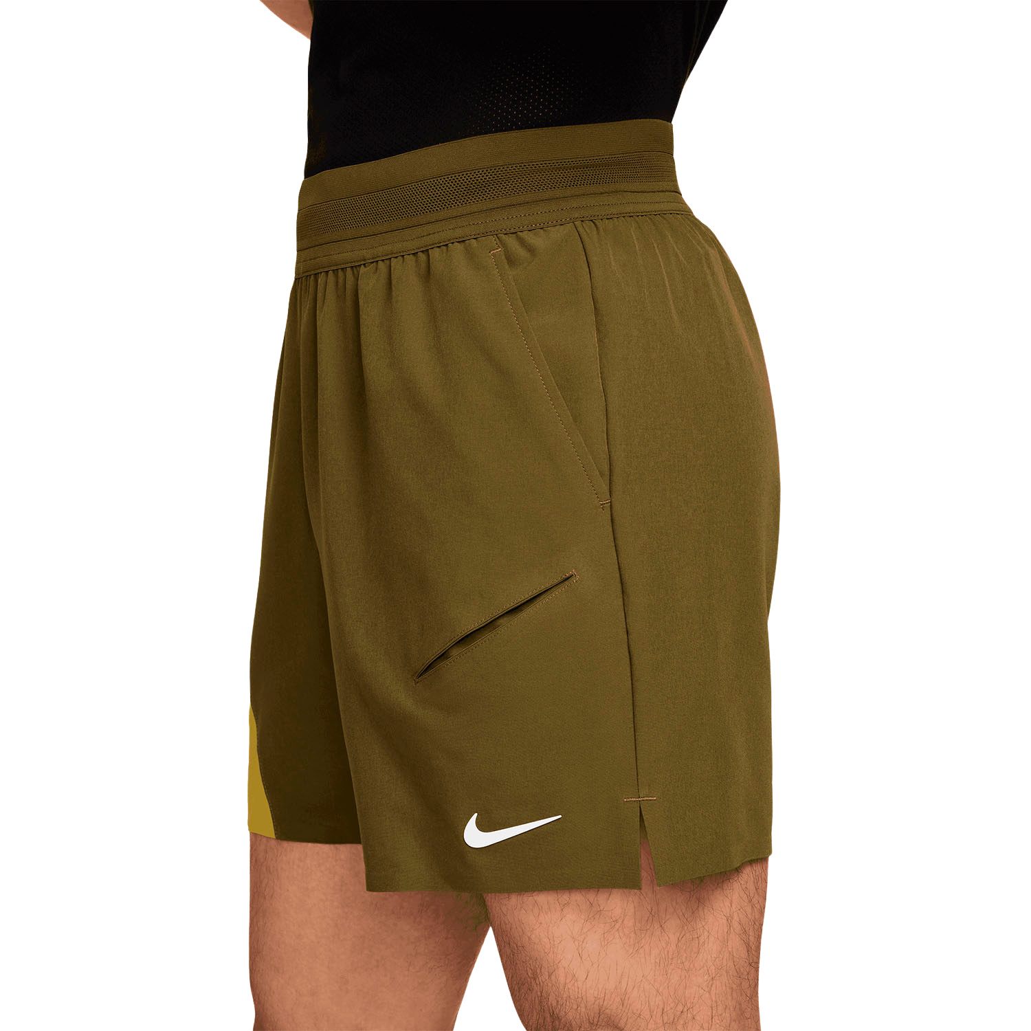 Short Tenis Nike Barbati Court Advantage Slam Green/Yellow [4]