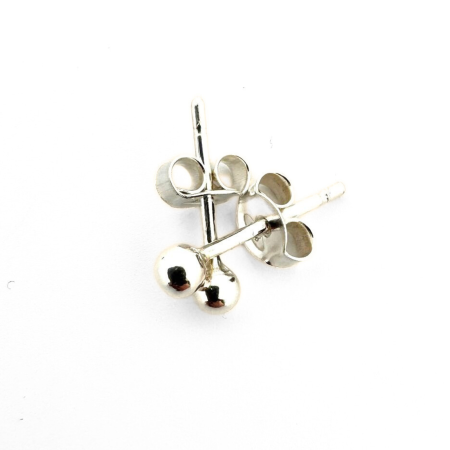 Cercei din Argint 925 de 3 mm cu Închizătoare Fluturaș