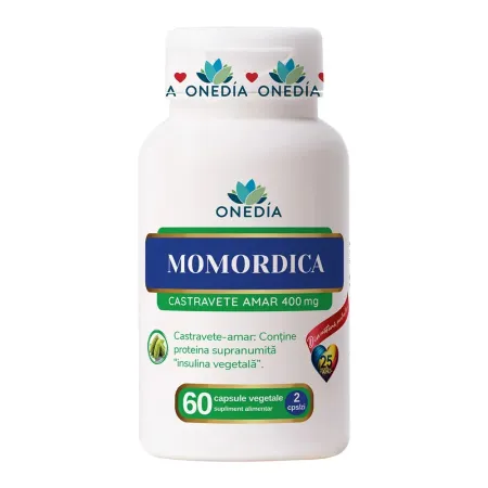 Import - ONEDIA MOMORDICA CASTRAVETE AMAR 400MG ANTIDIABETIC 60CPS VEGETALE