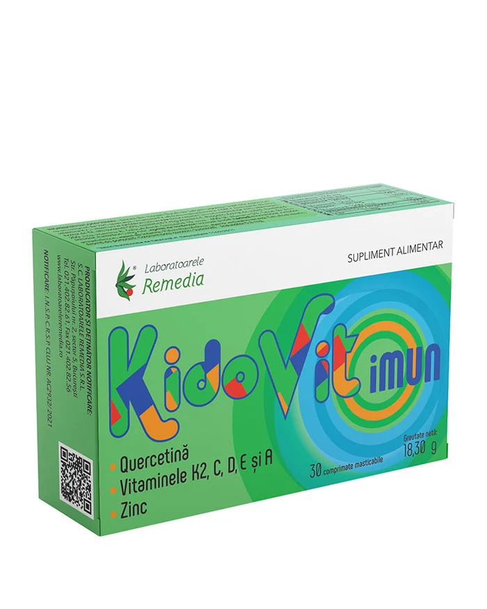 SUPLIMENTE IMUNITATE - REM KIDOVIT IMUN 30 CP