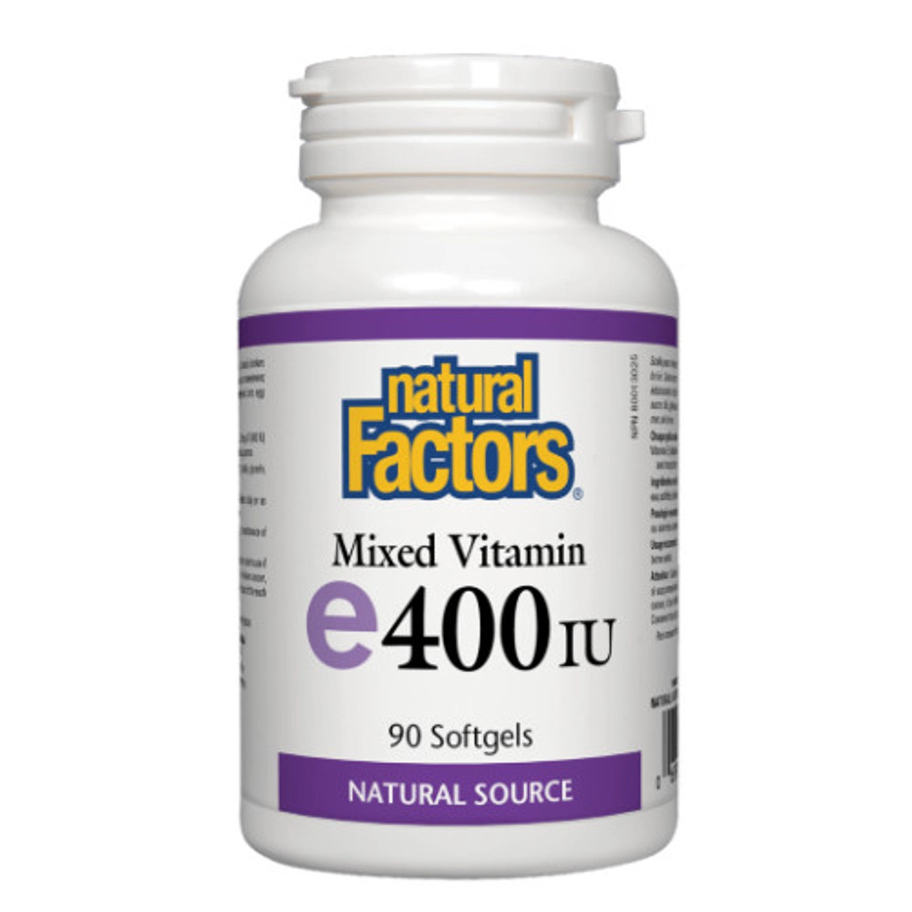 PROV VIT E 400 NATURAL FACTORS 90 CPS [1]