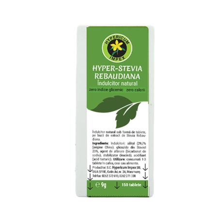 FOOD DIABETICI - HIP STEVIA REBAUDIANA 150 TABLETE