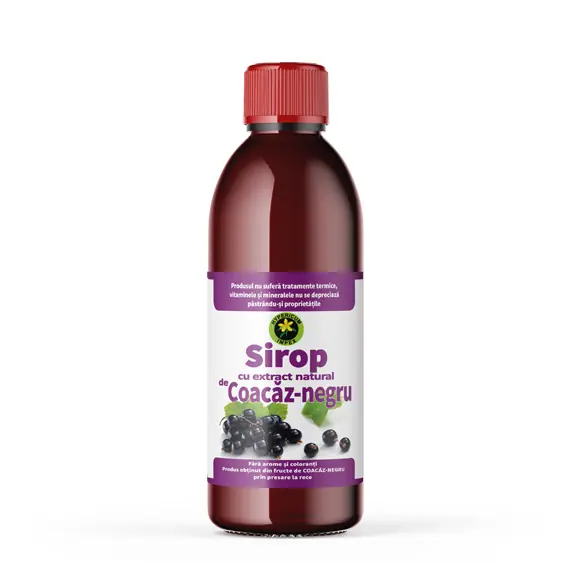 HIP SIROP COACAZ NEGRU CU ZAHAR 500 ML [1]
