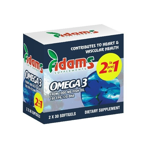 ADAMS OMEGA 3 1000MG 30CP 1+1 [1]