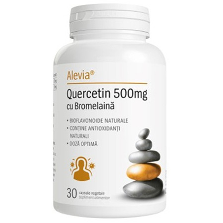 ALEVIA QUERCETIN 500MG CU BROMELAINA 30 CPS [1]