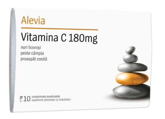 ALEVIA  VITAMINA C 180MG 10CP BLISTER [1]