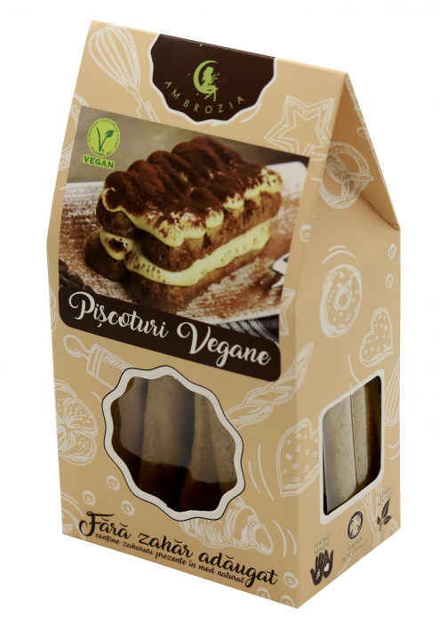 AMBROZIA PIȘCOTURI VEGANE 130 G [1]