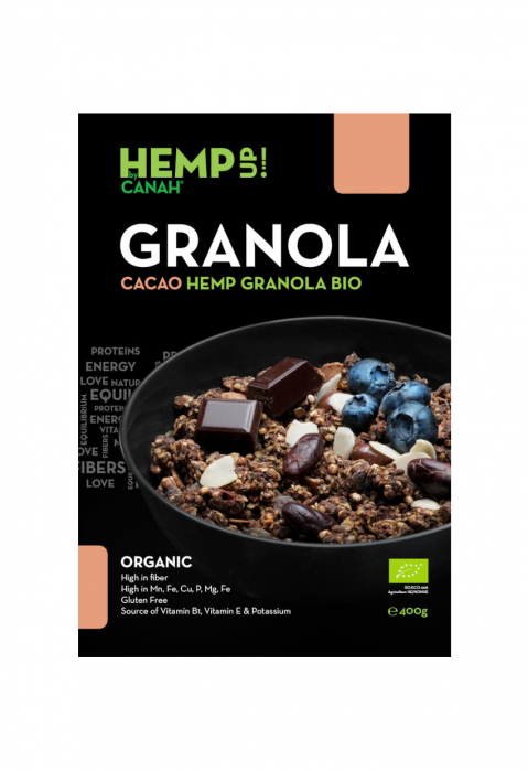 CANAH GRANOLA CACAO CU CANEPA 400 G [1]