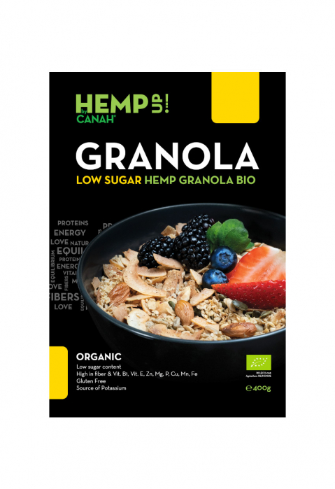 CANAH GRANOLA LOW SUGAR CU CANEPA ECO 400 G [1]
