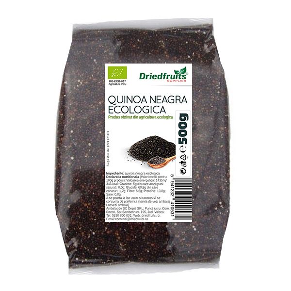 DEP QUINOA NEAGRA BIO 500G [1]