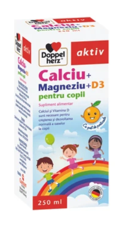 DOPPEL AKTIV CALCIU +MG +D3 250ML PT COPII [1]