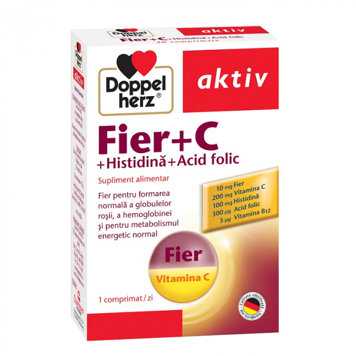 DOPPEL FIER +C +HISTIDINA +ACID FOLIC 30TBL [1]