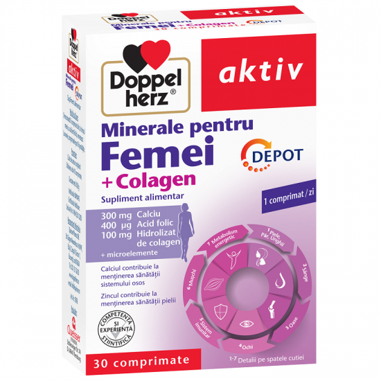 DOPPEL MINERALE PT FEMEI CU COLLAGEN 30 CP [1]