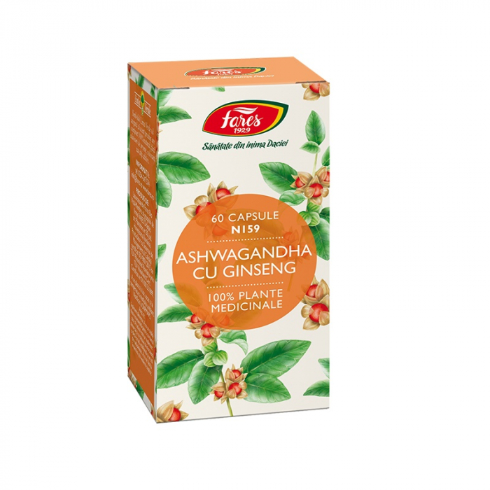 FARES ASHWAGANDHA +GINSENG 60CP [1]
