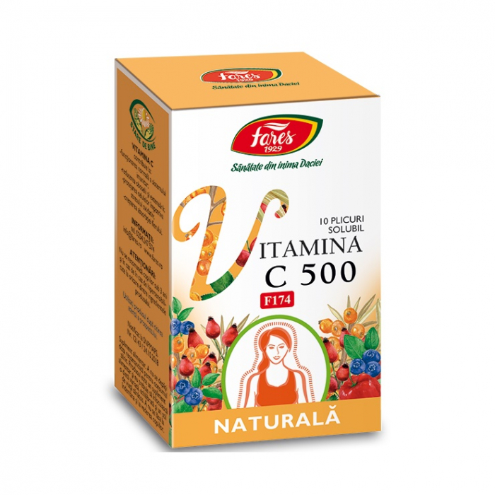 FARES VITAMINA C 500 NAT SOLUBILA 10DZ [1]