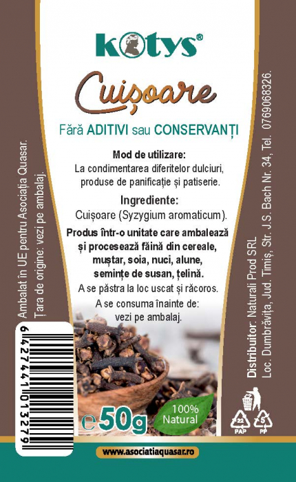 KOTYS CONDIMENT CUISOARE 50g [1]