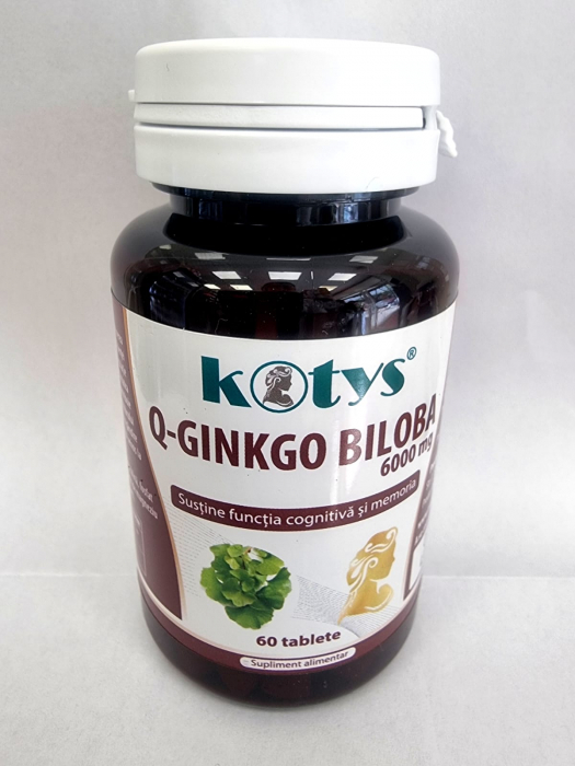 KOTYS Q GINKGO BILOBA 6000 MG 60 TB [1]