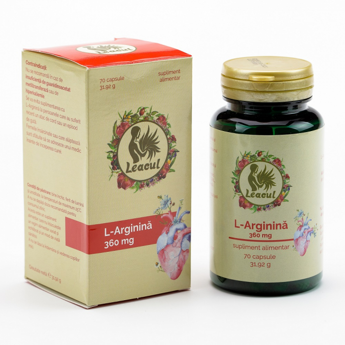 LEACUL L-ARGININA 360MG 70CP [1]