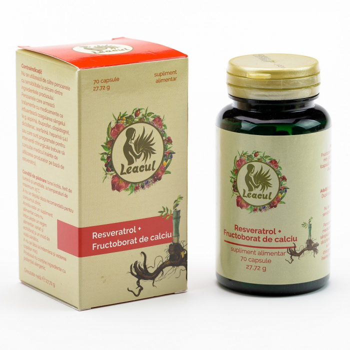 LEACUL RESVERATROL +FRUCTOBORAT CA 70CP [1]