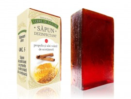 MAN SAPUN DEZINFECTANT CU PROP SI SCORTISOARA 100G [1]