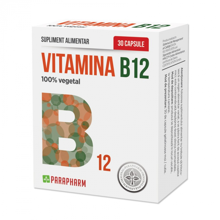 PARA VITAMINA B12 400MG 30CP [1]